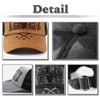 White Fang CA747 Mesh Cap, English Letters, Logo Hat, Running,