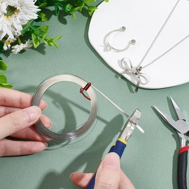 UNICRAFTALE 9.8 Feet Wide 3mm Craft Copper Wire 32 Gauge Jewelry Flat Wire Bezel Wire Platinum Soft Metal Strips Bendable Wire for Gem Wrapping Sculpting Armature Metal Wrap Jewelry Making