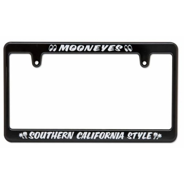 MOONEYES SOUTHERN CALIFORNIA STYLE_NF-MG060BKSC-MON License Plate Frame Slim Black