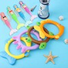 8Pcs Diving Ring Toy Mermaids Pool Sinking Toy Set Multicolor