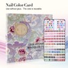 DEWIN Nail Art Display, Stand Inlays, Nail Colour Display Chart,