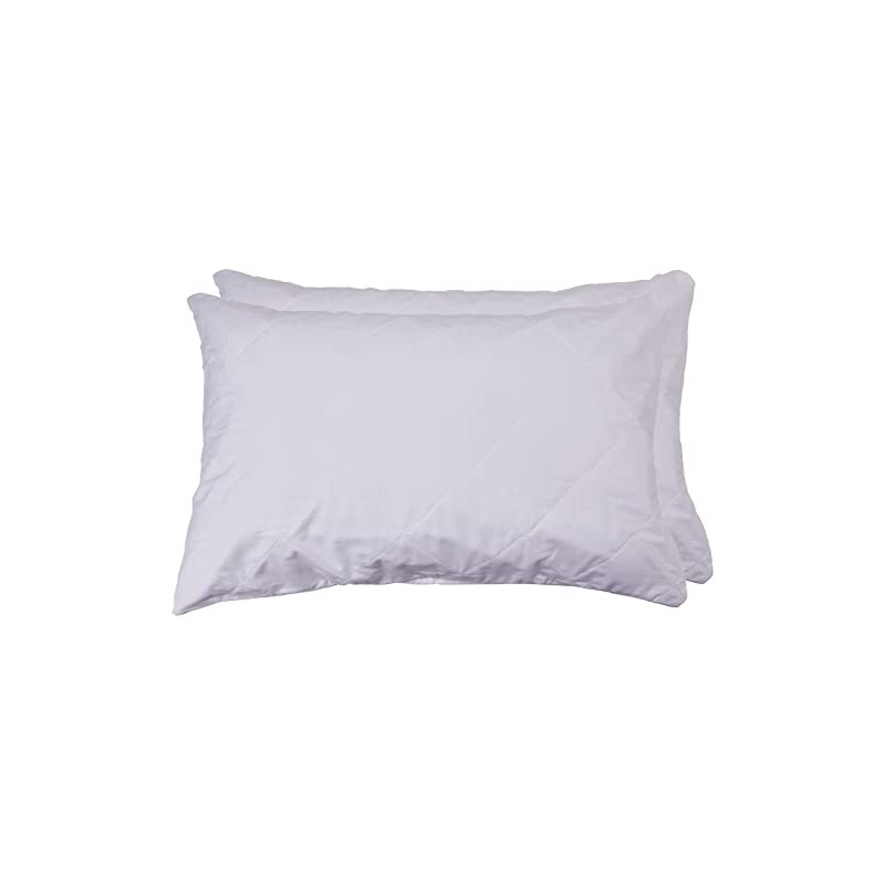 Tontine Comfortech Cotton Quilted Pillow Protector – Soft Breathable Cotton