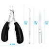 Podiatrist Toenail Clippers, Pedicure Toenail Cutters with Super Sharp Curved