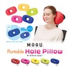 MOGU Portable Hole Pillow, Made in Japan, Bead Cushion, Hard