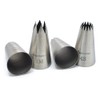 Tumtanm Large Piping Nozzles, 4Pcs #2CZ #D66#4B #1M Stainless Steel