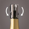 Vacu Vin Brushed Steel Champagne Bottle Stopper