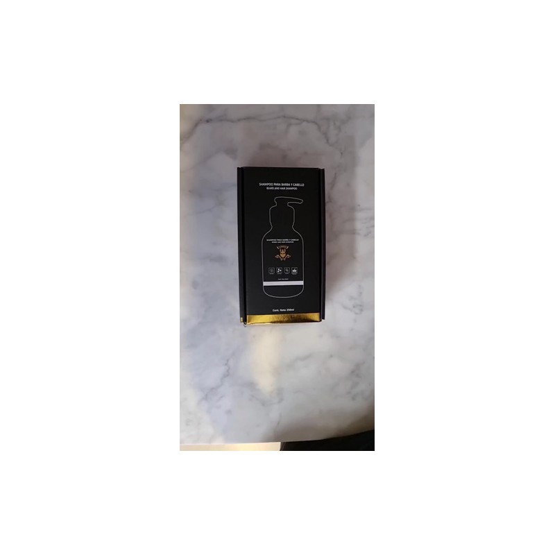 Shampoo Barba Y Cabello Crecimiento Biotina Cafeina Y Menta