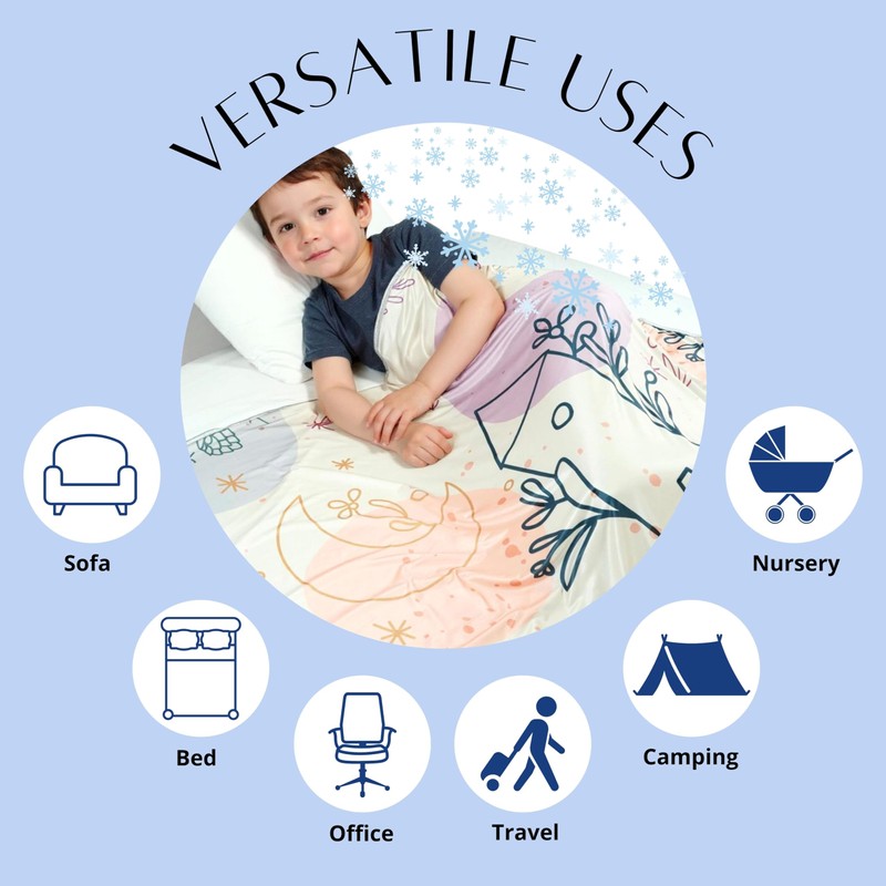 Zinello Design Kühldecke für Kinder, Sommerdecke, FrostWeave Q-Max > 0,4