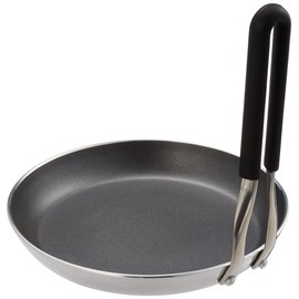 Endoshoji AOY4102 TKG Professional Thick Plate, Teflon Pot 7.1 inches (18 cm), Standing Handle, Processed Teflon, Main Unit, Aluminum Alloy Bottle, Stainless Steel Plate