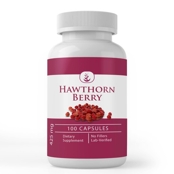 PURE ORIGINAL INGREDIENTS Hawthorn Berry, (100 Capsules) Always Pure, No