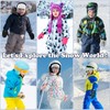 Sarfel Toddler Snow Mittens for Toddlers 3-5 Toddler Waterproof Gloves