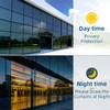DUOFIRE One Way Window Film Privacy See Out Not in