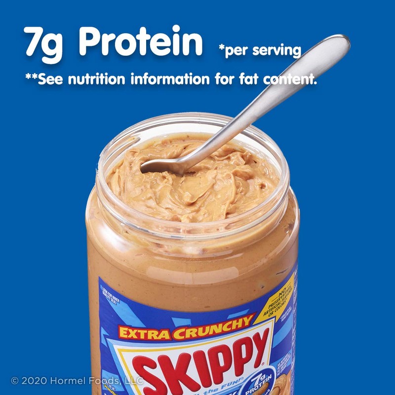 SKIPPY Peanut Butter, Chunky, 28 Ounce (Pack of 12)
