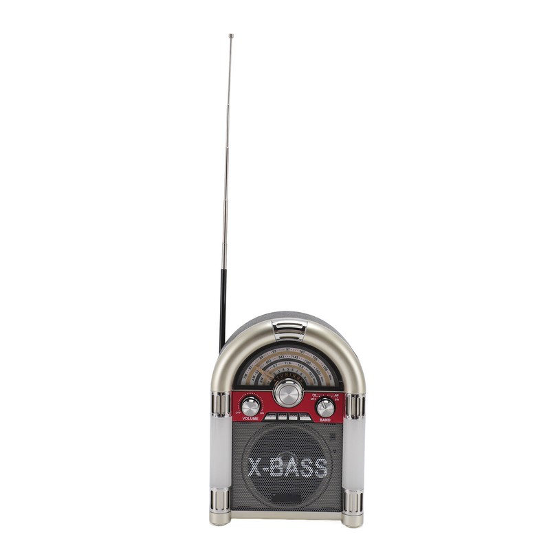 Bluetooth Speaker AM FM SW Band Receiver Retro Style Wireless
