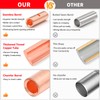 BAALA 520 PCS Non Insulated Butt Connectors Kit Pure Copper,