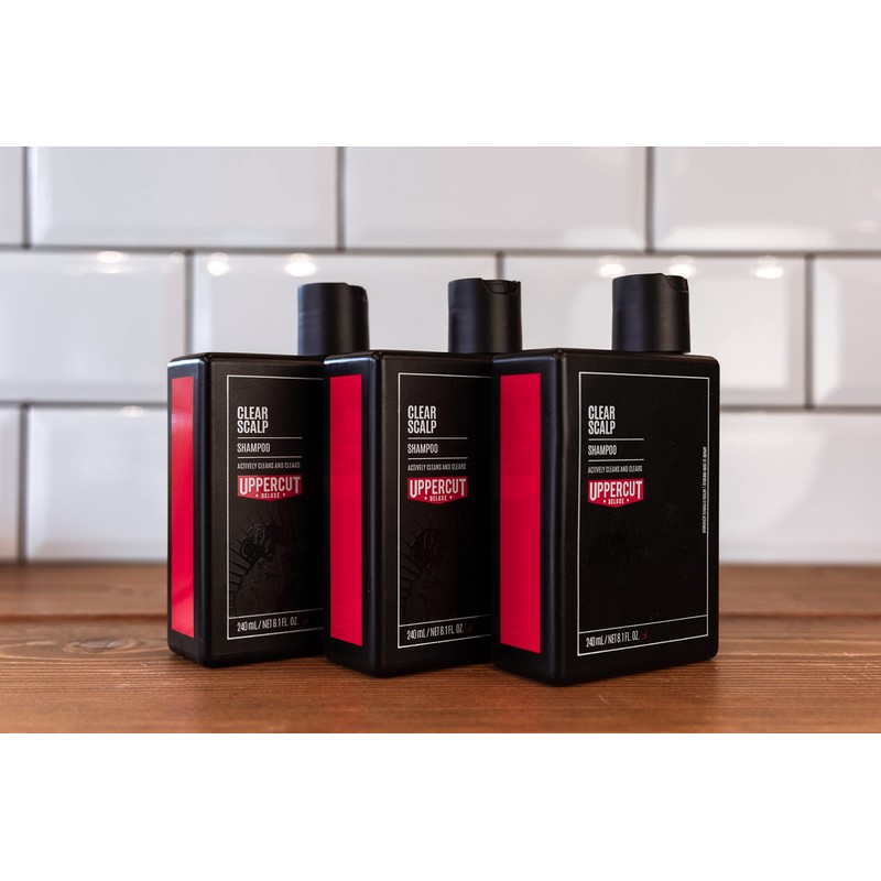 UPPERCUT DELUXE Clear Scalp Shampoo, 8.0 fl. oz.