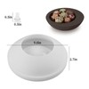 Wehous Large Round Container Mold, Silicone Irregular Bowl Storage Resin