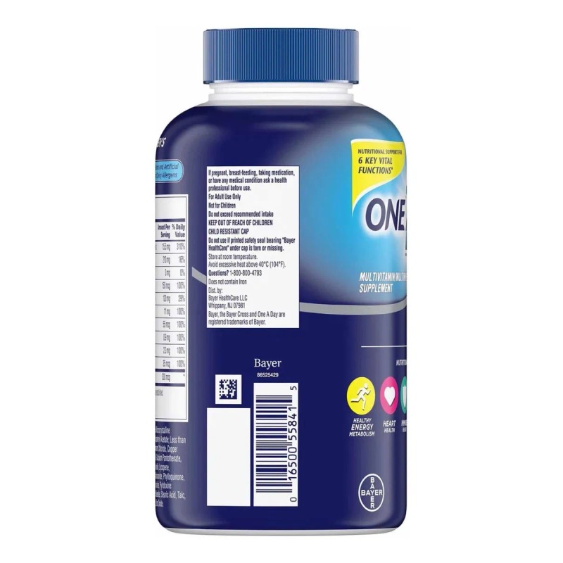 One Day Suplemento Multivitaminico Hombres 300 Tabs Sabor