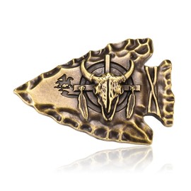 KOORASY Belt Buckle for Men Vintage Fish Shape Bull Belt Buckle for Women Girls Boys, Antique Western Cowboy Belt Buckle