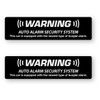Reflective Sticker Workshop SG17 Anti-theft Stickers, Set of 2, Retroreflective,