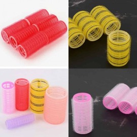 6-Piece Hair Roller Set for Styling and Perms 15mm 4ea