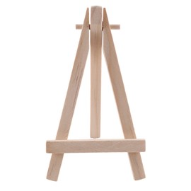RESFNSE 24Pcs 12.7cm Mini Wooden Display Stands, Easels, Table Top Stands, Suitable for Children's Handicrafts, Business Cards
