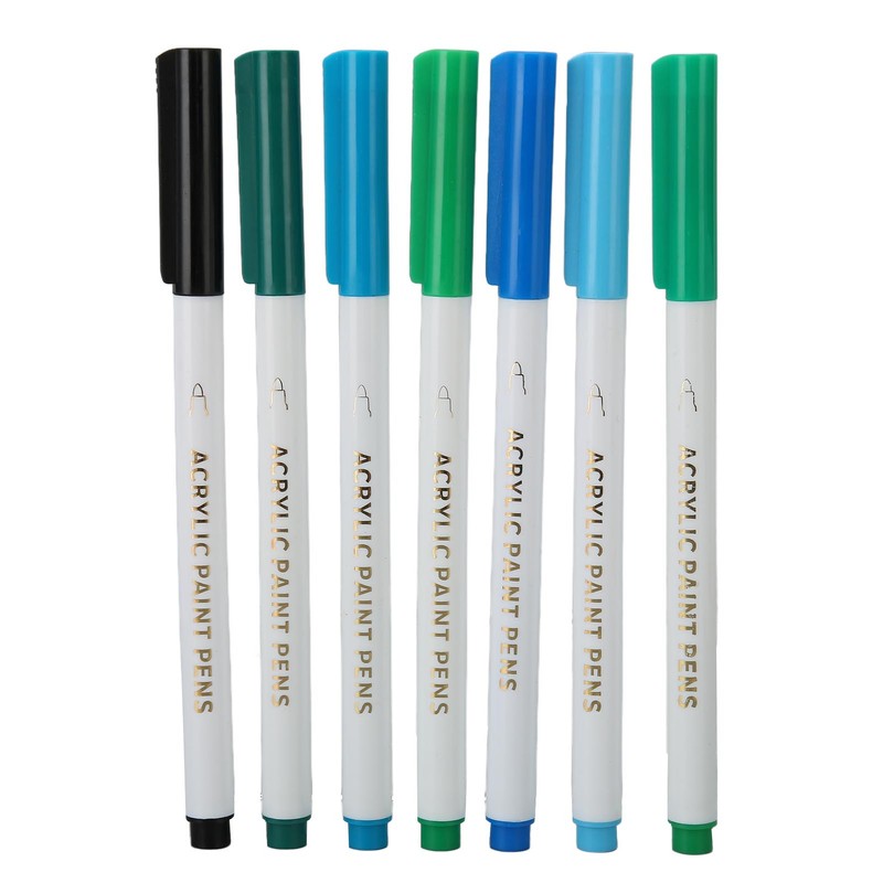 21 Colors Paint Pens Acrylic Markers Washable Dry Quickly Paint