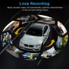 Dash Cam 3.16-Inch Dual-Lens Driving Recorder Front inside Camera G-Sensor