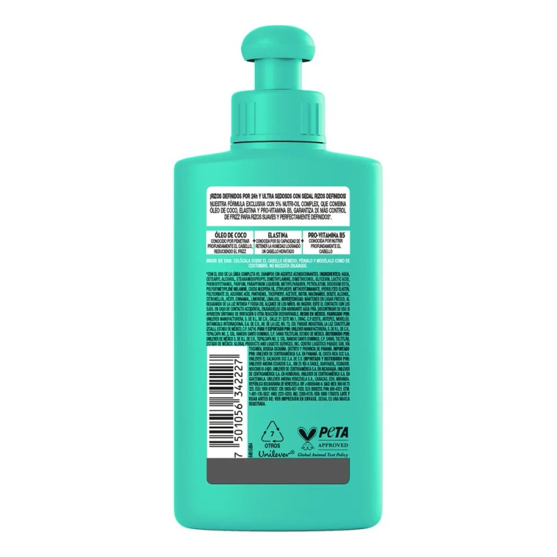 Crema Para Peinar Sedal Rizos Definidos 135ml