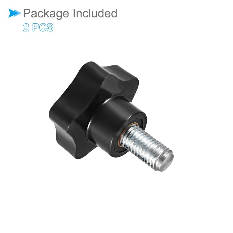 CoCud M12 x 30mm Male Thread 48mm Head Plastic Thumb