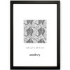 Modery Picture Frame A4 Black for Photos and Posters, Wooden