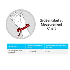 LP Support 739-KM Breathable Neoprene Wrist Wraps for Powerlifting, Bodybuilding, Size: One Size, Colour: 1 x Black