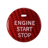 ECSiNG Car Start Button Carbon Fibre Cover Car Engine Start