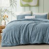 Bedsure Fluffy Comforter Set California King Size - Super Soft