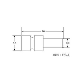 High Logic Z-170 Dowel Shelf Holder, 0.2 inches (5.5 mm)