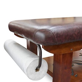 Recyclable Disposable Table Sheets | Non Woven | 30 g/m2 | with Face Hole | Absorbent | Comfortable | Thick and Durable | Soft | Latex-free | 70" x 32" (1 Roll)