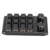 Mini Custom Keypad 12 Mechanical Keys 2 Knobs Programmable Red