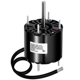 Hiorucet D132 Blower Motor for Fasco, 3.3 Inch Shaded Pole General Purpose Open Fan Motor with Ball Bearing, 115 Volts, 1.35 Amps, 1/20 HP, 1550 RPM, CW Rotation for Fasco D132.