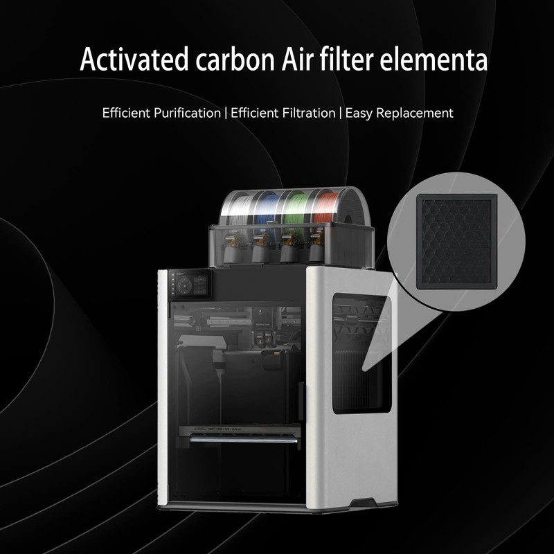 BambooSegD 2PCS Air Filter for Bambu Lab H2D/H2S/H2D Laser,3D Printer