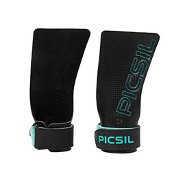 PICSIL Falcon Grips, Tough & Resistant Workout Grips, Hand Grips for Weightlifting & Gymnastics, Made of Soft, Breathable Carbon Fabric, Blocks Rips, Calluses, & Blisters, Unisex (NH, G)