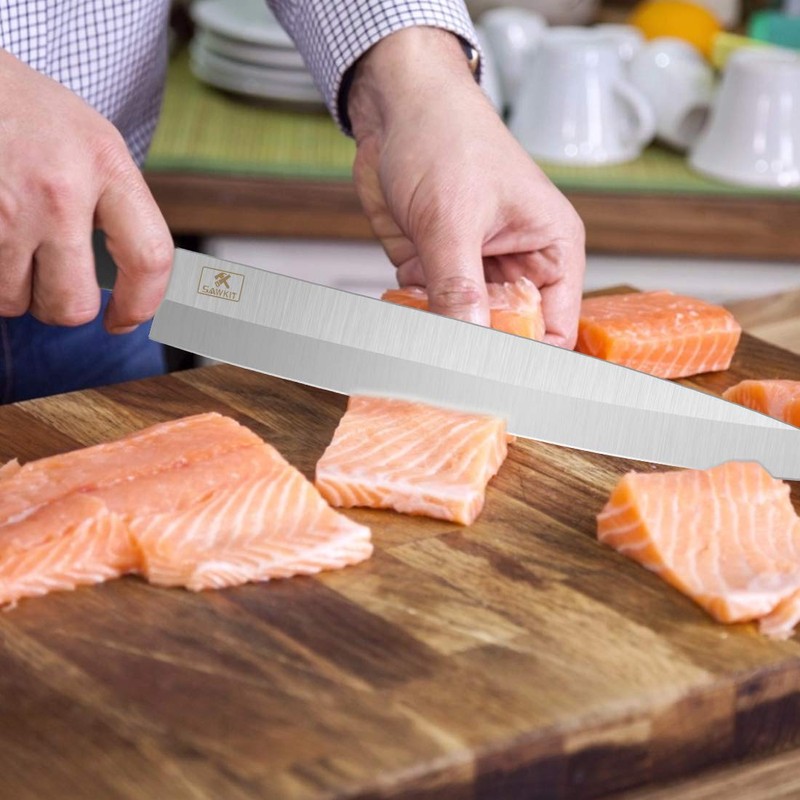 sawkit Sashimi Sushi Knife 7-9 Inch/Fish Perfect Boning Knives/Bread Chef's/For