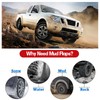 BDFHYK Mud Flaps Splash Guards Mudguards Mudflaps Compatible with Nissan