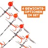 Zite Fishing Pike Treble System UV Active Size S 9