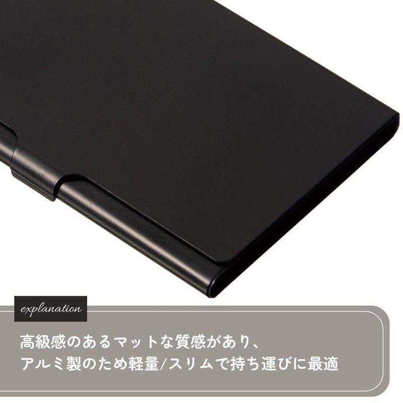 Raymay Fujii CHA1056MB Business Card Holder, Aluminum Card Case, 25