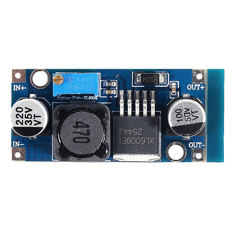 2Pcs XL6009 DC-DC Boost Converter Module Adjustable 5-35V Output 3-30V
