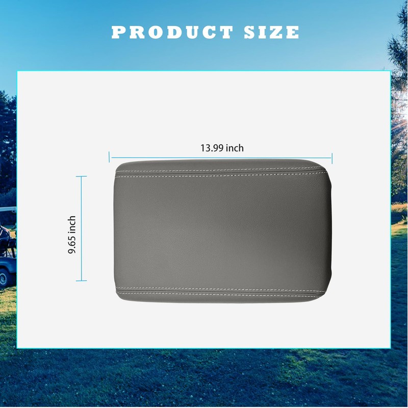 FULGURALSNAIL Center Console Lid Fit for 2007-2017 Chevy Traverse, Enclave,