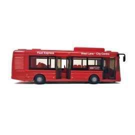 PLAYJOCS GT-6251 City Bus / Line Bus 30 cm Plastic Miniature Model Car (4998)