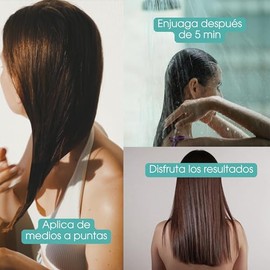 Claylal Professional | Mascarilla para el Cabello con Keratina y Argán 240 ml | Anti Frizz, Hidratación y Reparación Profunda | Cabello Suave y Brillante