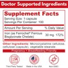 Reacted Iron - Iron 30mg (Ferrous Bisglycinate 325mg) for Red