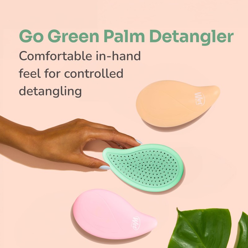 Wet Brush Go Green Palm Detangler Tea Tree Oil